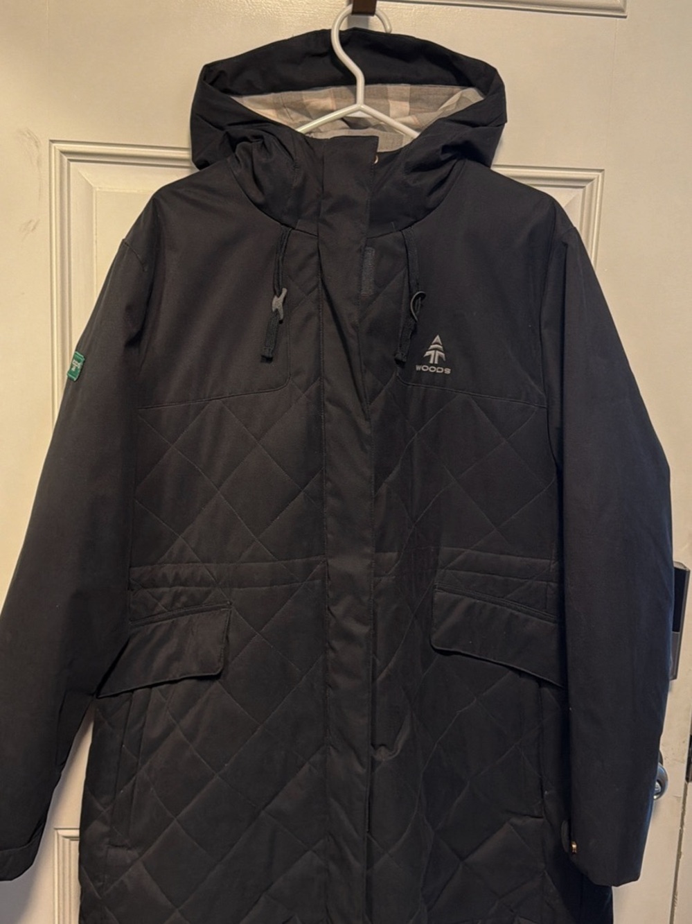 Women’s Woods Hooded Winter Coat - Black